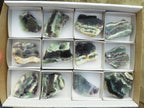 Polished  Watermelon Fluorite Slices  x 12 From Uis, Namibia - Toprock Gemstones and Minerals 