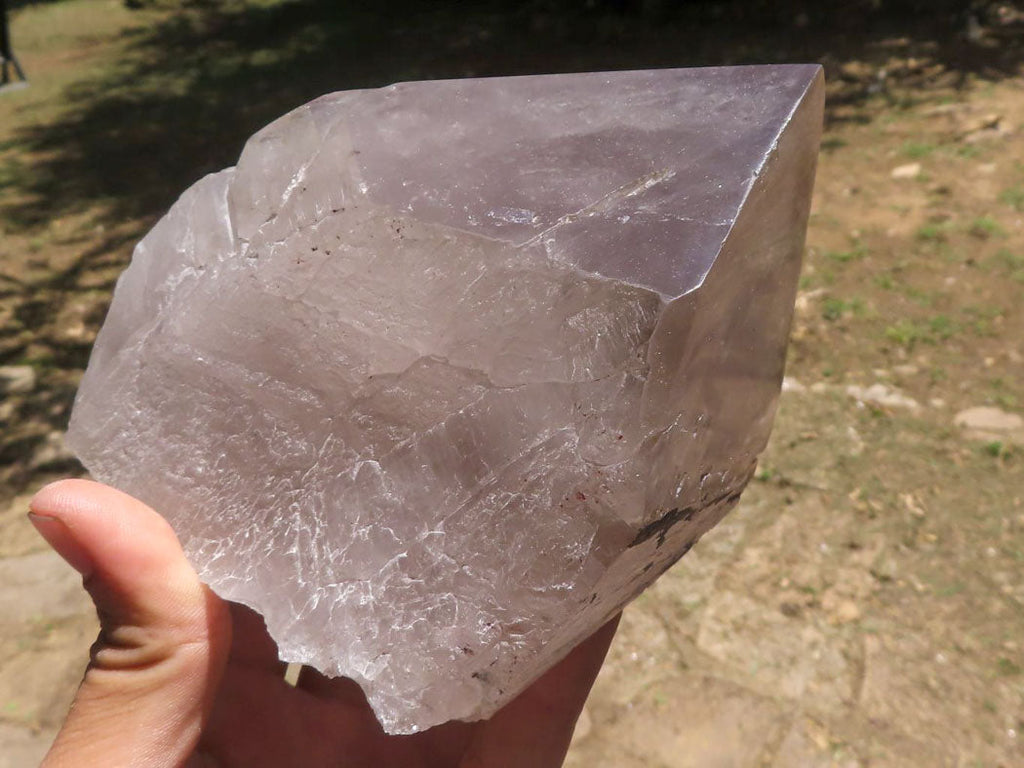 Polished Self Healed Smokey Quartz Floater Crystals  x 2 From Melanje, Malawi - TopRock