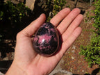 Polished Rhodonite Gemstone Eggs x 6 From Madagascar - Toprock Gemstones and Minerals 