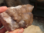 Natural Smokey Phantom Quartz Clusters x 6 From Luena, Congo - Toprock Gemstones and Minerals 