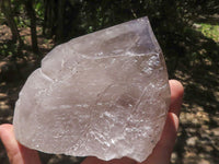 Polished Self Healed Smokey Quartz Floater Crystals  x 2 From Melanje, Malawi - TopRock