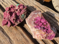 Natural Pink Salrose Cobaltion Dolomite Specimens x 6 From Kakanda, Congo - Toprock Gemstones and Minerals 
