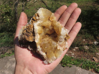 Natural Golden Limonite / Lemonite Quartz Clusters  x 12 From Mwinilunga, Zambia - TopRock