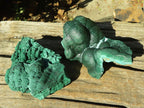 Natural Malachite Specimens x 2 From Congo - Toprock Gemstones and Minerals 