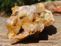 Natural Small Golden Lemonite / Limonite Quartz Clusters  x 24 From Zambia - Toprock Gemstones and Minerals 