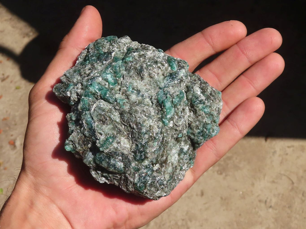 Natural Rare Emerald Mica In Matrix Cobbed Specimens x 4 From Mutoko, Zimbabwe - Toprock Gemstones and Minerals 