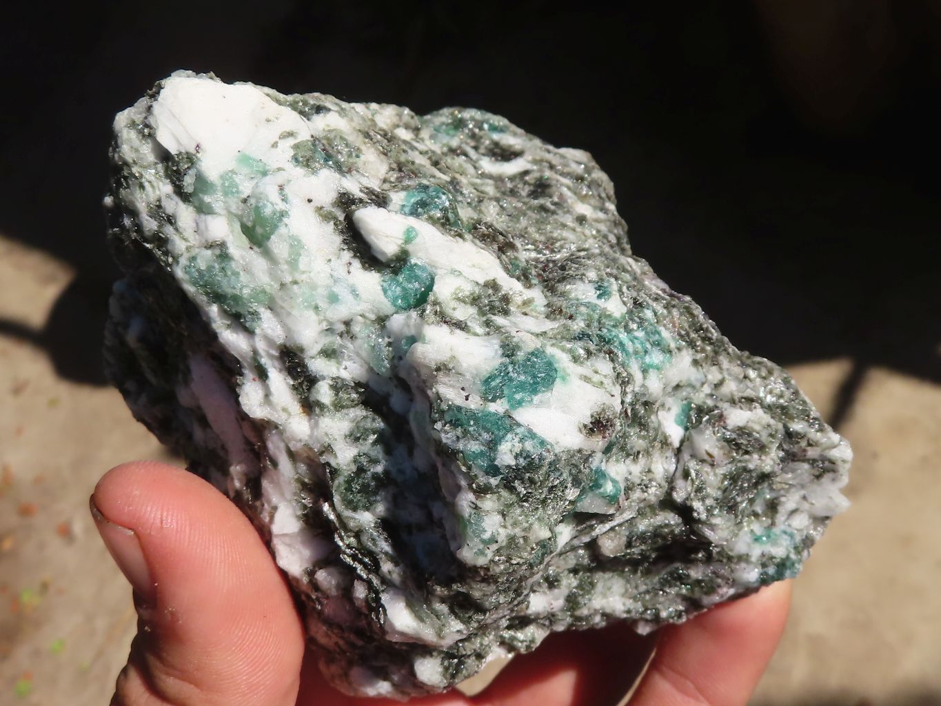 Natural Rare Emerald Mica In Matrix Cobbed Specimens x 4 From Mutoko, Zimbabwe - Toprock Gemstones and Minerals 