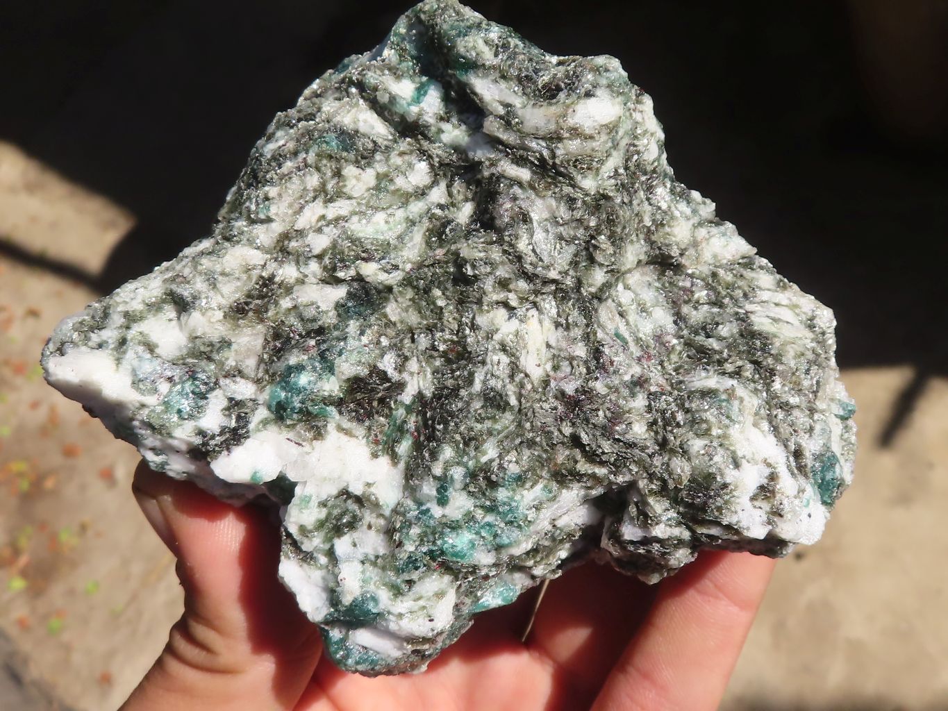 Natural Rare Emerald Mica In Matrix Cobbed Specimens x 4 From Mutoko, Zimbabwe - Toprock Gemstones and Minerals 