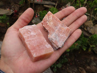 Natural New Sunset Orange Calcite Specimens  x 24 From Spitzkoppe, Namibia - Toprock Gemstones and Minerals 