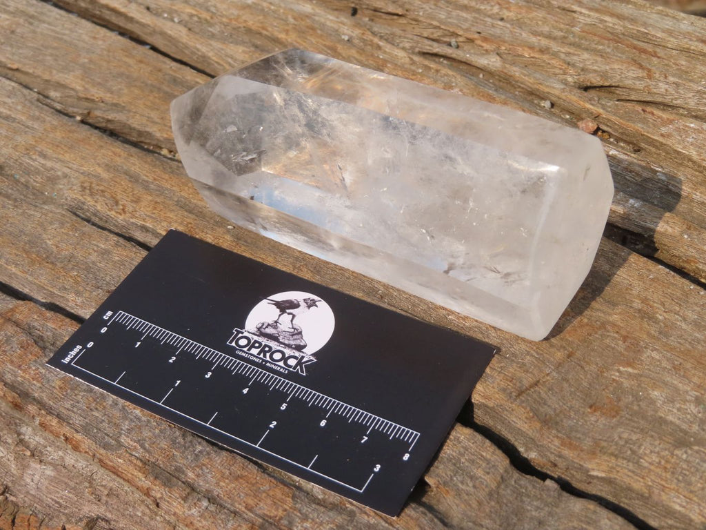 Polished Clear Quartz Crystal Points  x 6 From Madagascar - Toprock Gemstones and Minerals 