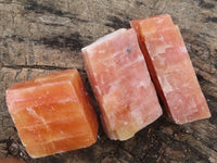 Natural New Sunset Orange Calcite Specimens  x 24 From Spitzkoppe, Namibia - Toprock Gemstones and Minerals 