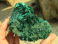 Natural Chatoyant Silky Malachite Specimens  x 3 From Kasompe, Congo - Toprock Gemstones and Minerals 