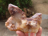 Natural Red Hematoid Quartz Clusters x 2 From Karoi, Zimbabwe - Toprock Gemstones and Minerals 