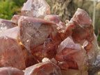 Natural Red Hematoid Quartz Clusters x 2 From Karoi, Zimbabwe - Toprock Gemstones and Minerals 