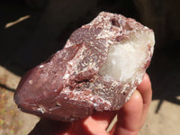 Natural Red Hematoid Phantom Quartz Specimens x 6 From Karoi, Zimbabwe - Toprock Gemstones and Minerals 