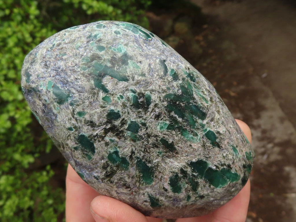 Polished Rare Emerald In Matrix Free Forms  x 3 From Sandawana, Zimbabwe - Toprock Gemstones and Minerals 