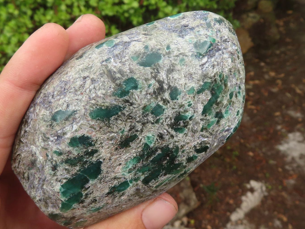 Polished Rare Emerald In Matrix Free Forms  x 3 From Sandawana, Zimbabwe - Toprock Gemstones and Minerals 