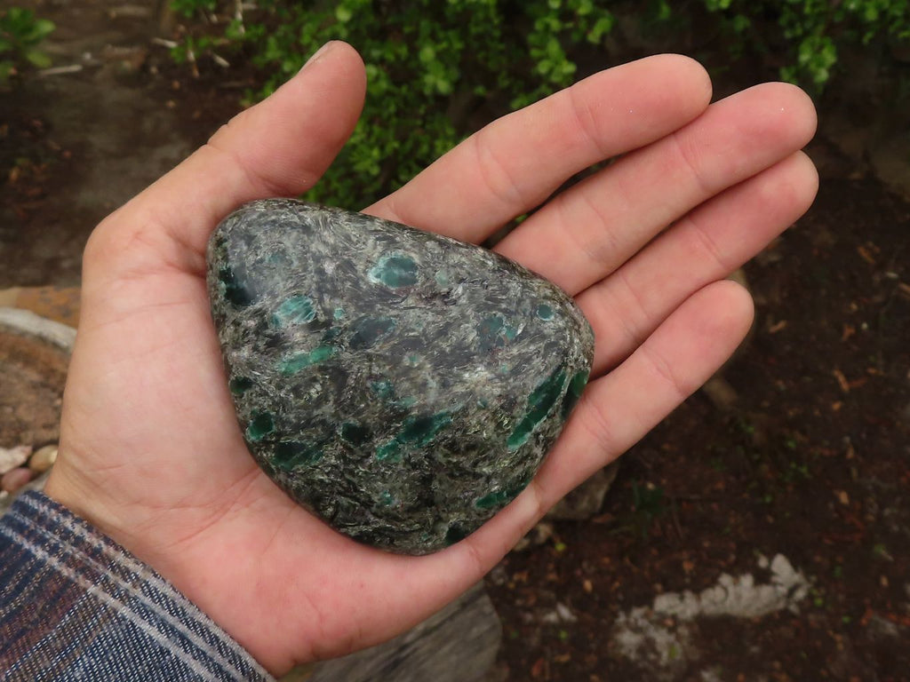 Polished Rare Emerald In Matrix Free Forms  x 3 From Sandawana, Zimbabwe - Toprock Gemstones and Minerals 