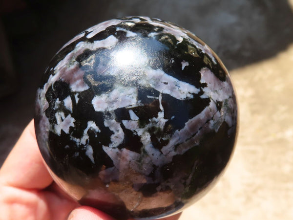 Polished Merlinite Gabbro Spheres  x 4 From Madagascar - TopRock