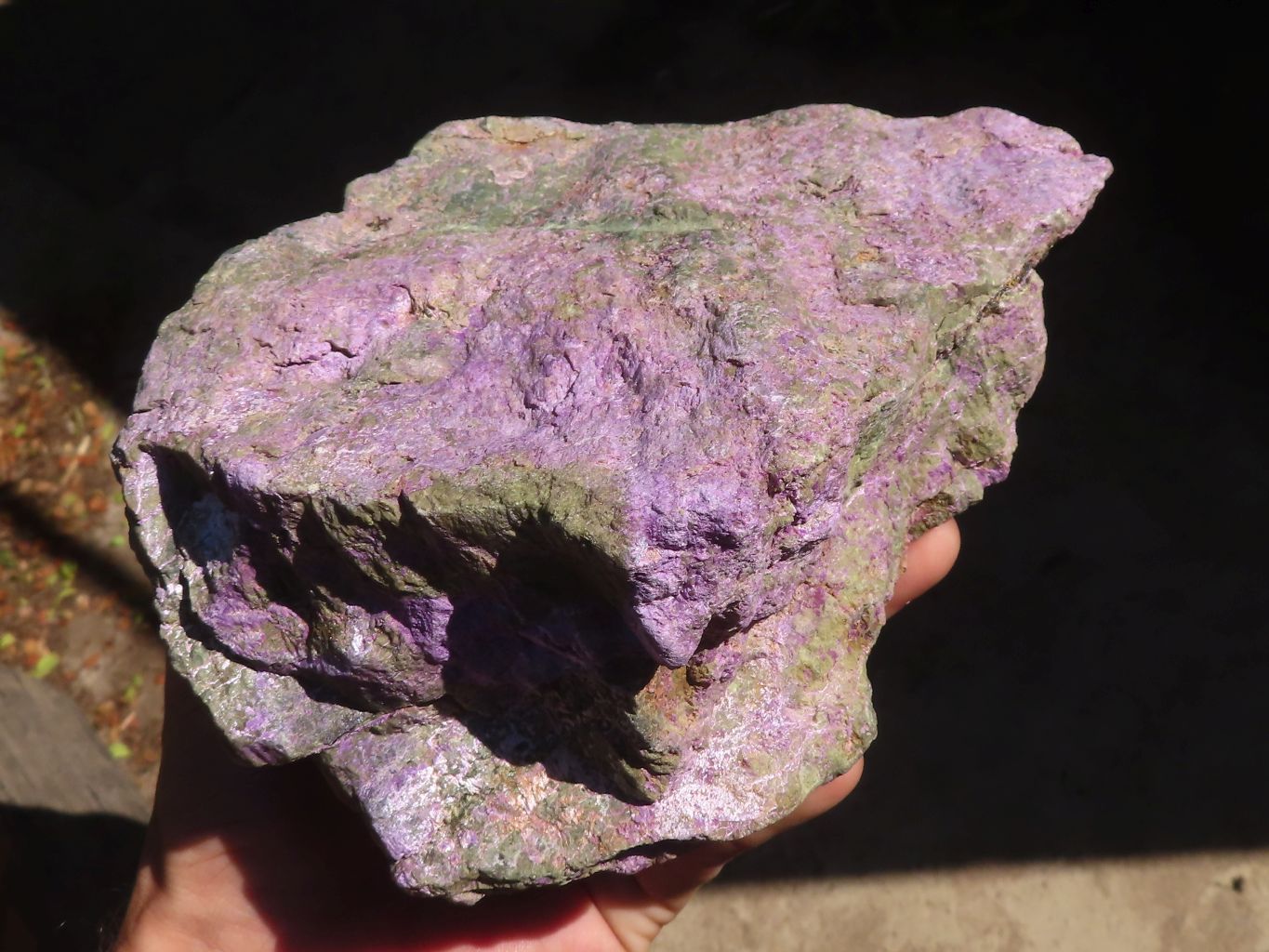 Natural Rough Stichtite & Serpentine Specimen x 1 From Barberton, South Africa - Toprock Gemstones and Minerals 