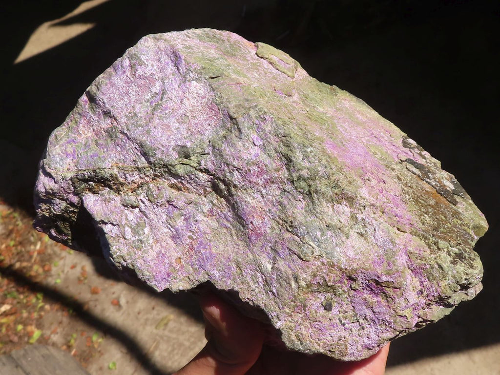 Natural Rough Stichtite & Serpentine Specimen x 1 From Barberton, South Africa - Toprock Gemstones and Minerals 