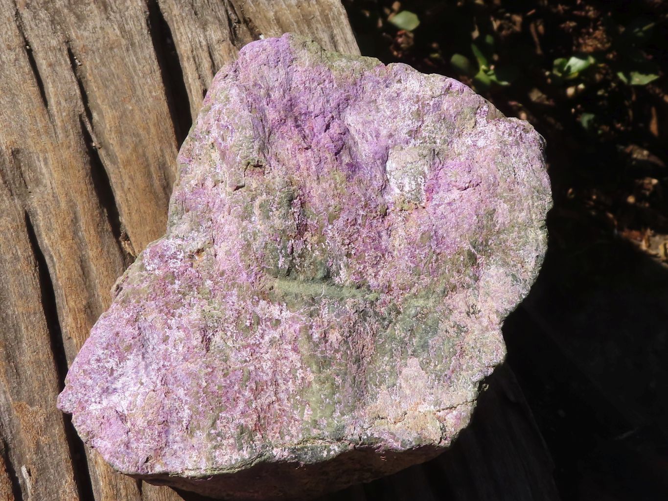 Natural Rough Stichtite & Serpentine Specimen x 1 From Barberton, South Africa - Toprock Gemstones and Minerals 