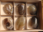 Polished Agate Standing Free Forms x 6 From Madagascar - Toprock Gemstones and Minerals 