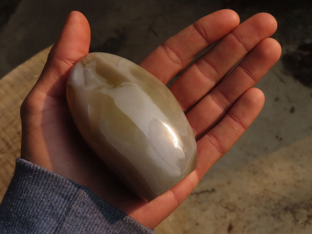 Polished Agate Standing Free Forms x 6 From Madagascar - Toprock Gemstones and Minerals 