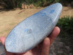 Polished Blue Spotted Spinel Dalmatian Stone Standing Free Form x 1 From Madagascar - TopRock