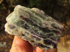 Polished Watermelon Fluorite Slices  x 12 From Namibia - Toprock Gemstones and Minerals 