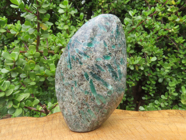Polished Emeralds In Quartz & Mica Pegmatite Standing Free Form x 1 From Sandawana, Zimbabwe - TopRock