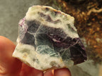 Polished Watermelon Fluorite Slices  x 12 From Namibia - Toprock Gemstones and Minerals 