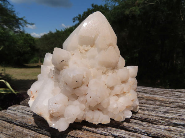 Natural Cascading Quartz Crystals (Medium Sized) x 3 From Madagascar - TopRock
