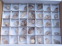 Natural Smokey Window Brandberg Quartz Crystals x 35 From Brandberg, Namibia