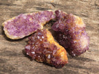 Natural Small Dark "Amethystos" Amethyst Clusters x 35 From Kwaggafontein, South Africa - TopRock