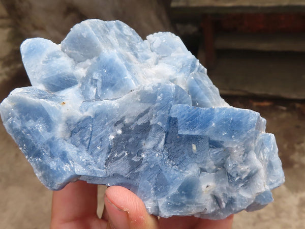 Natural New Sky Blue Calcite Specimens  x 4 From Spitzkoppe, Namibia - Toprock Gemstones and Minerals 