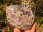 Polished  Large Dream Amethyst Standing Free Forms x 2 From Madagascar - Toprock Gemstones and Minerals 