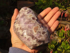Polished  Large Dream Amethyst Standing Free Forms x 2 From Madagascar - Toprock Gemstones and Minerals 
