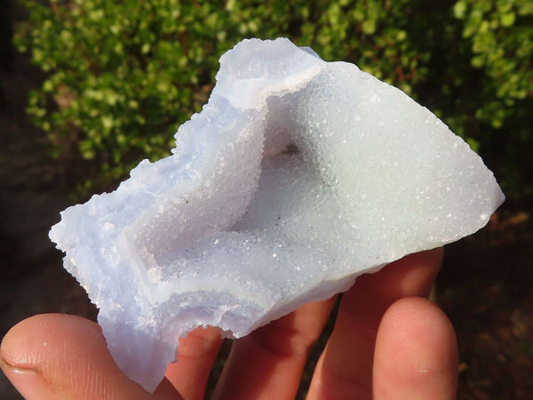 Natural Etched Blue Chalcedony Specimens  x 35 From Nsanje, Malawi - Toprock Gemstones and Minerals 