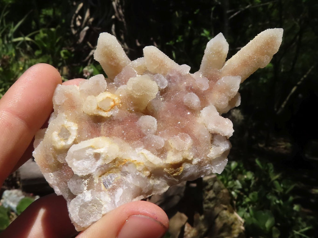 Natural Mixed Spirit Quartz Clusters  x 12 From Boekenhouthoek, South Africa - TopRock