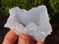 Natural Etched Blue Chalcedony Specimens  x 35 From Nsanje, Malawi - Toprock Gemstones and Minerals 