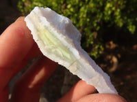 Natural Etched Blue Chalcedony Specimens  x 35 From Nsanje, Malawi - Toprock Gemstones and Minerals 