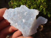 Natural Etched Blue Chalcedony Specimens  x 35 From Nsanje, Malawi - Toprock Gemstones and Minerals 