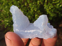Natural Etched Blue Chalcedony Specimens  x 35 From Nsanje, Malawi - Toprock Gemstones and Minerals 
