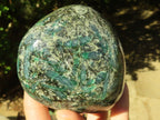 Polished Green Emerald In Matrix Standing Free Forms  x 2 From Sandawana, Zimbabwe - TopRock