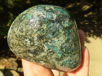 Polished Green Emerald In Matrix Standing Free Forms  x 2 From Sandawana, Zimbabwe - TopRock