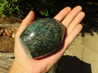 Polished Green Emerald In Matrix Standing Free Forms  x 2 From Sandawana, Zimbabwe - TopRock