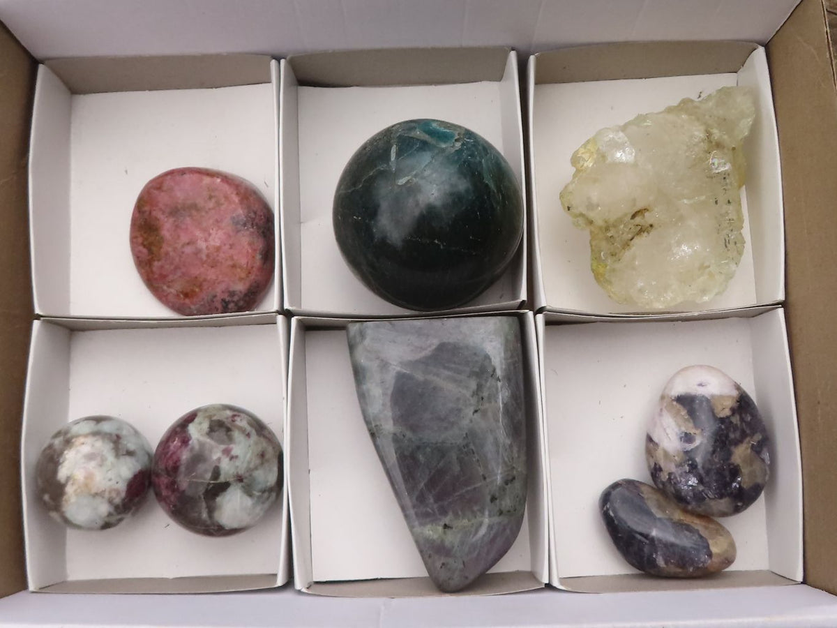 Polished Mixed Selection Of Retail Items  x 8 From Southern Africa - TopRock