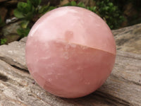 Polished Pink Rose Quartz Spheres  x 2 From Madagascar - TopRock