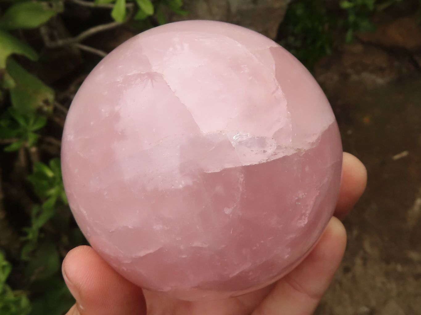 Polished Pink Rose Quartz Spheres  x 2 From Madagascar - TopRock